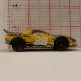 Yellow Duracell Racer ©1993 Hot Wheels Diecast Car GJ