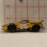 Yellow Duracell Racer ©1993 Hot Wheels Diecast Car GJ