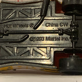 Yellow Duracell Racer ©1993 Hot Wheels Diecast Car GJ