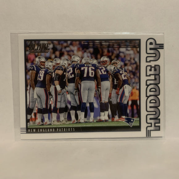 HDL-NE New England Patriots Huddle Up 2020 Score Football Card LU
