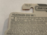 Orange Volkswagen Golf MK1 2019 Matchbox New Diecast Cars AA