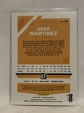 #144 Jose Martinez 193/305 Seasons Stats St Louis Cardinals 2019 Donruss Baseball Card