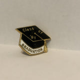 Class of '91 Graduation Cap Lapel Hat Pin