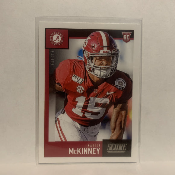 #398 Xavier Mckinney Rookie Alabama Crimson Tide 2020 Score Football Card LV
