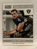 #7 Dereck Carr Sidelines Los Angeles Raiders 2018 Score Football Card