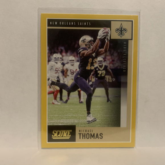 #267 Michael Thomas Gold New Orleans Saints 2020 Score Football Card LV