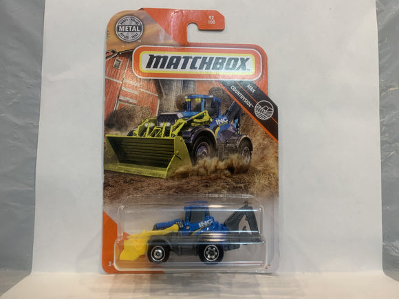 Blue MBX Backhoe 2019  Matchbox New Diecast Cars AA