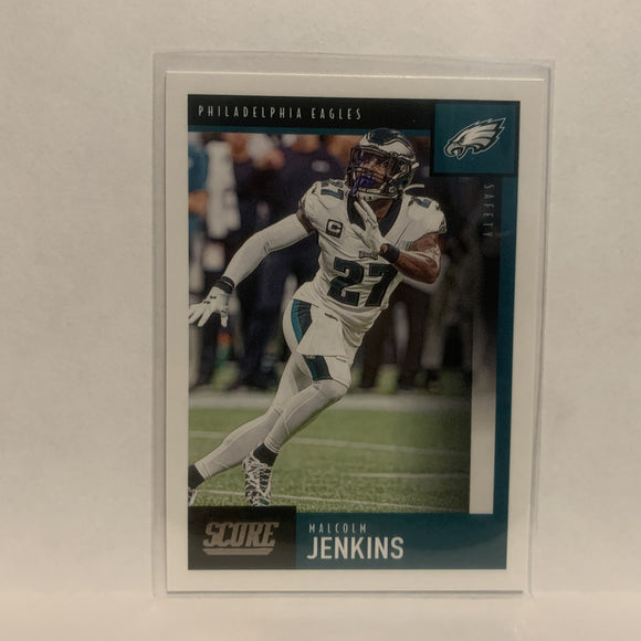 #194 Malcolm Jenkins Philadelphia Eagles  2020 Score Football Card LV