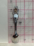 Manistique Michigan Maple Leaf Beaver  Souvenir Spoon