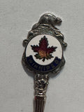 Winnipeg Manitoba Maple Leaf Beaver  Souvenir Spoon
