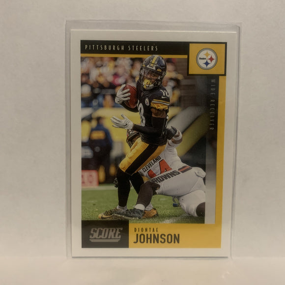 #73 Diontae Johnson Pittsburgh Steelers 2020 Score Football Card LV