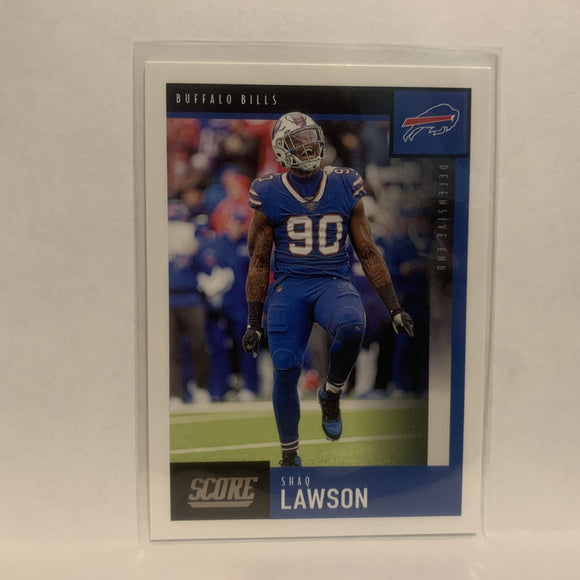 #9 Shaq Lawson Buffalo Bills 2020 Score Football Card LV