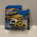 Yellow RV There Yet 2/5 HW Getaways 2021 22/250 GRY52 Hot Wheels  Short Card