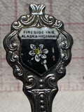 Fireside Inn Alaska Highway  Souvenir Spoon