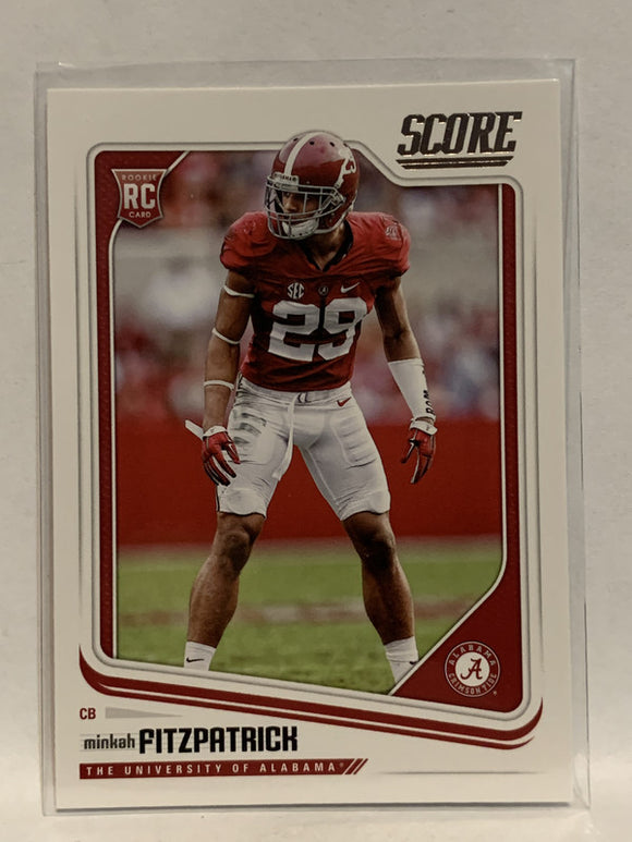 #331 Minkah Fitzpatrick Rookie Draft U of Alabama 2018 Score Football Card