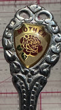 Mother Rose Flower Holiday Souvenir Spoon