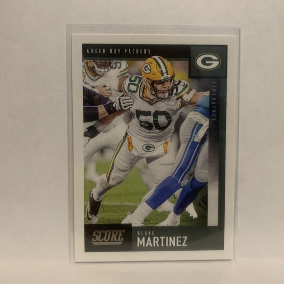 #231 Blake Martinez Green Bay Packers 2020 Score Football Card LV