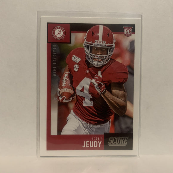 #427 Jerry Jeudy Rookie Alabama Crimson Tide 2020 Score Football Card LV