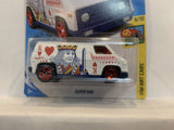 White Super Van HW Art Cars 2018 Hot Wheels Long Card New Diecast Cars AA