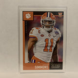 #346 Isaiah Simmons Rookie Clemson 2020 Score Football Card LV