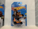 Orange Grass Chomper HW Ride Ons 2018 Hot Wheels Long Card New Diecast Cars AA
