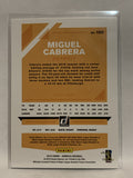 #100 Miguel Cabrera  Detroit Tigers 2019 Donruss Baseball Card
