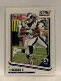 #167 Todd Gurley II Los Angeles Rams 2018 Score Football Card