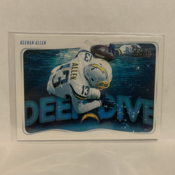 DD-KA Keenan Allen Deep Dive Los Angeles Chargers 2020 Score Football Card LW