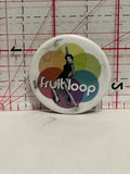 Friut Loop Logo Ad Button Pinback
