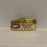 CO-OP Deer Park Centre 1989 Red Deer Lapel Hat Pin