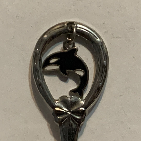 Vancouver Public Aquarium Orca Killer Whale Collectable Souvenir Spoon BL