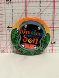 Kingdom of the son Hippopotamus Cartoon Button Pinback