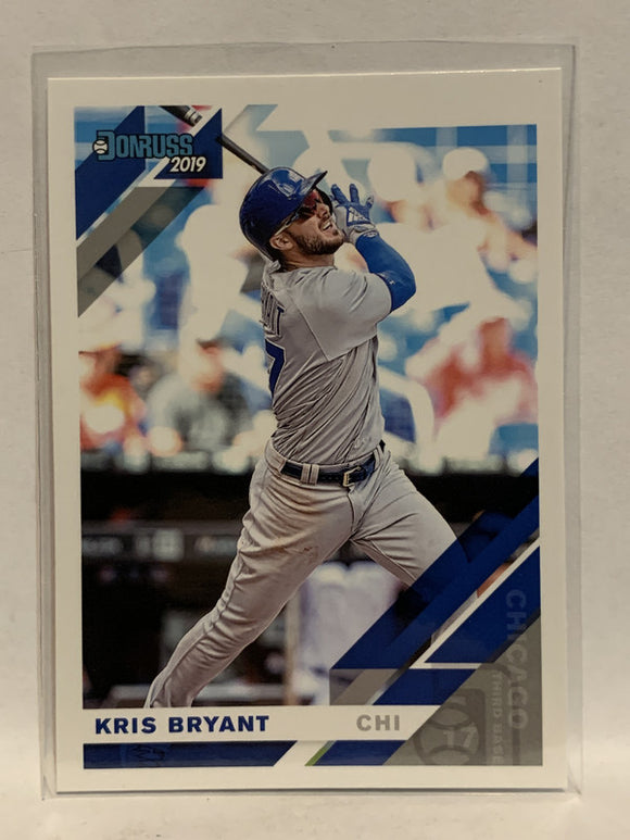 #57 Kris Bryant Chicago Cubs 2019 Donruss Baseball Card