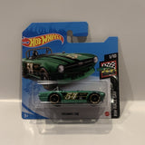 Green Triumph TR6 1/10 HW Race Day 2021 9/250 GRX91 Hot Wheels  Short Card