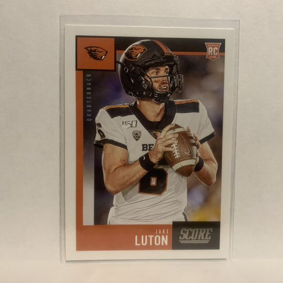 #357 Jake Luton Rookie Oregon State 2020 Score Football Card LW