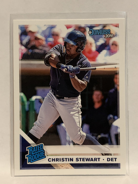 #32 Christin Stewart Rated Rookie Detroit Tigers 2019 Donruss Baseball Card