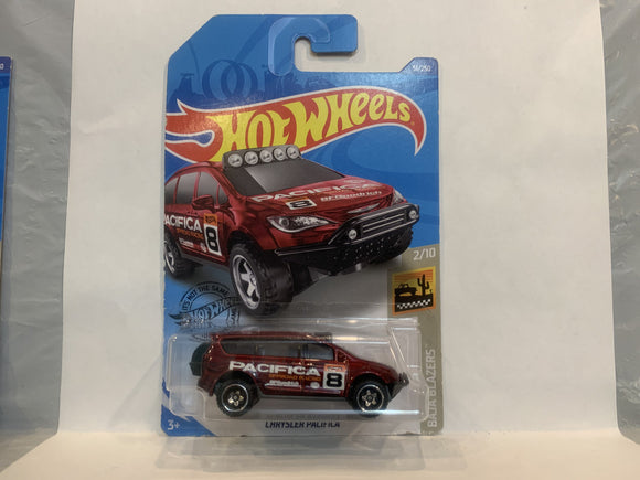 Red Chrysler Pacifica Baja Blazers 2018 Hot Wheels Long Card New