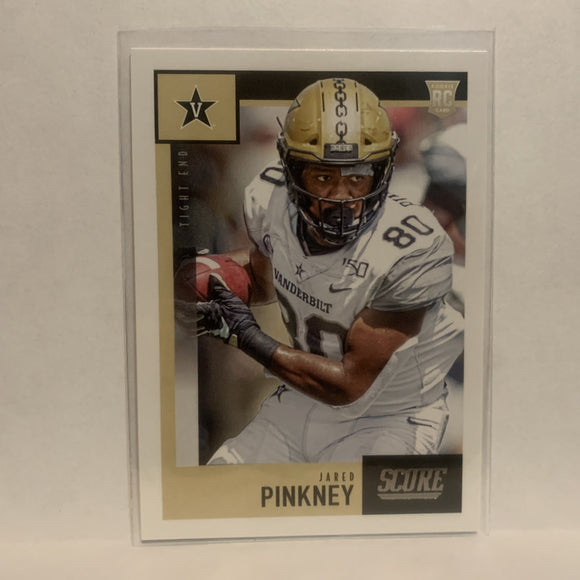 #408 Jared Pinkney Rookie Vanderbilt 2020 Score Football Card LW