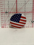 USA American Flag Button Pinback