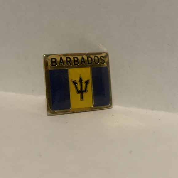 Barbados Flag Lapel Hat Pin