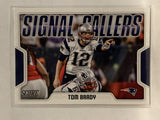 #20 Tom Brady Signal Callers New England Patriots 2018 Score Football Card