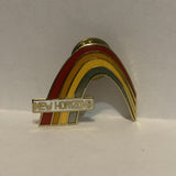 New Horizons Rainbow Lapel Hat Pin