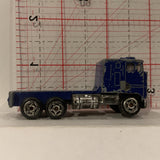 Blue Semi Transport Truck Unbranded Diecast Car GK