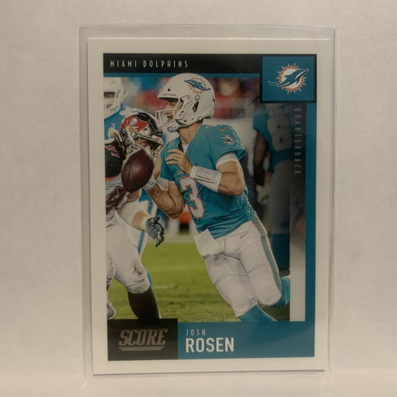 #15 Josh Rosen Miami Dolphins 2020 Score Football Card LW