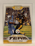 #2 Antonio Browns All Hands Team Pittsburgh Steelers 2018 Score Football Card