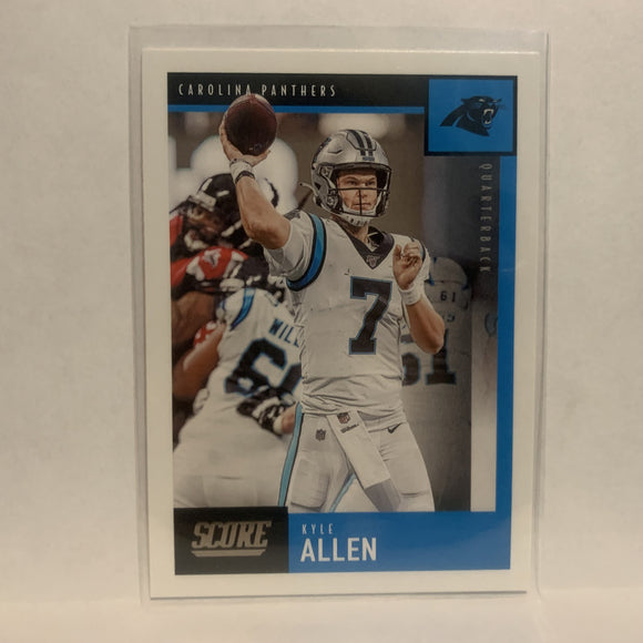 #260 Kyle Allen Carolina Panthers 2020 Score Football Card LW