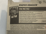 Pink Diaper Dragger HW Metro 2018 Hot Wheels Long Card New Diecast Cars AA