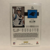 #260 Kyle Allen Carolina Panthers 2020 Score Football Card LW