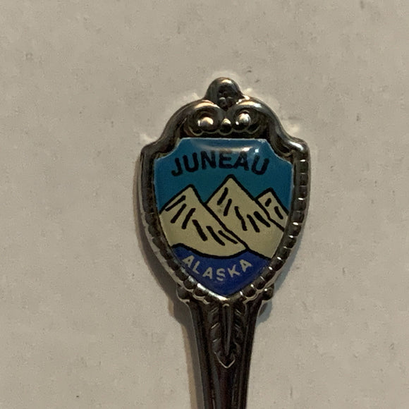Juneau Alaska Mountains Collectable Souvenir Spoon BM