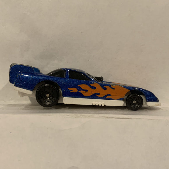 Blue Flames Racer ©1993 Hot Wheels Diecast Car GK